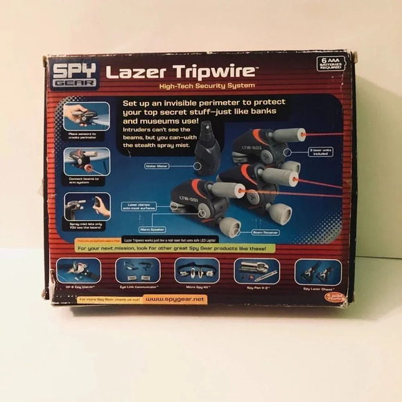 2005 Spy Gear Lazer Tripwire Wild Planet 70106 Laser Beam Open Box - Picture 4 of 14